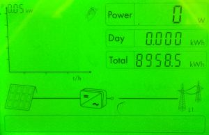 SMA inverter not generating  